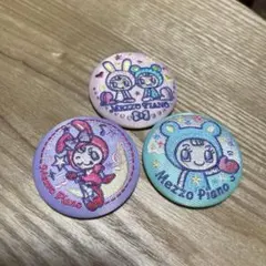 ナルミヤキャラクターズ　刺繍缶バッジ　メソピアノ3個セット