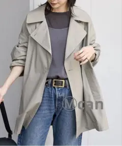 【美品】JOURNAL STANDARD ドライクロスミドルバルカラーコート
