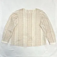 NATURAL BEAUTY BASIC 刺繍 ブラウス