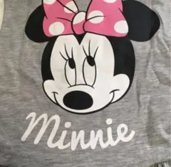 セール！ディズニー ミニーちゃん　ワンピース　グレー110