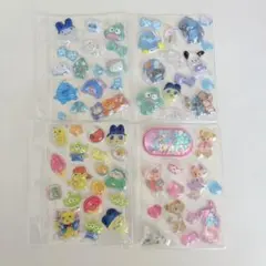 おすそわけ　立体シール　4枚セット　14