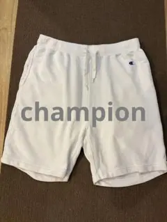 Champion スウェットショートパンツ ホワイト Lサイズのサムネイル