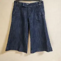 Cookie jeans ダークブルー キュロット