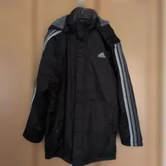 adidas ベンチコート ブラック
