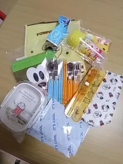 【新品♡美品&中古♡美品】お弁当容器他7点セット（おまけ付き）
