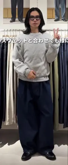 BONBON インディゴデニムパンツ