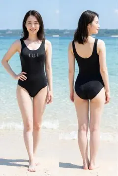 ☆★☆ELLE ワンピース水着　レディース11L☆★☆のサムネイル