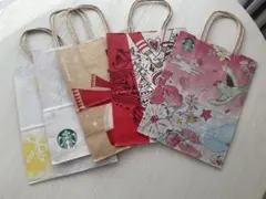 Starbucks ショップ袋 5枚セット