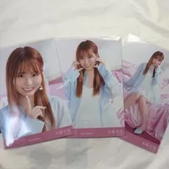 ＝LOVE 大場花菜 ラブソングに襲われる ジャケ写アザカ 生写真 コンプ