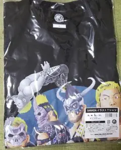 新日本プロレス　SANADA　イラストTシャツ