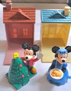 マクドナルド　1999年ハッピーセット　ミッキー ミニー フィギュア セット