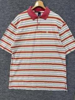 Rocawear ボーダー ポロシャツ 3Xサイズ　bboy 00's Roca wear ポロシャツ 半袖 ボーダー bboy XL - メルカリ