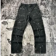 Carhartt ペンキ 金ボタン YKK 極上フェード 雰囲気抜群 一点物