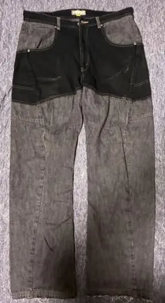 archive coating oil denim pants y2k swag - メルカリ