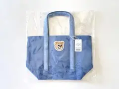 未開封 ライトブルー 小 フェイラー オールドテディ ワッペントート