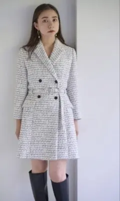 snidel ジャケットミニワンピース