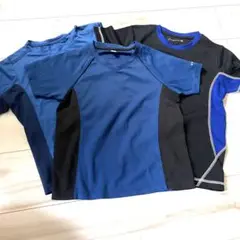 【トレーニングシャツ GU UNIQLO 130 140 ブルー】