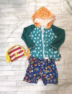 男の子　水着　3点セット