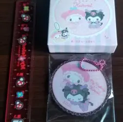 サンリオ　マイメロクロミ　アクリルチャーム
