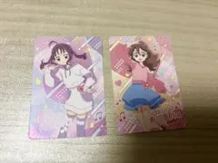 プリキュアカードグミ　紫雨こころ(キュアキュンキュン)咲良うた(キュアアイドル)
