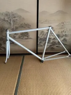 MAKINO ピスト フレーム ホワイト njs 競輪 MAKINO ピスト フレーム ホワイト njs 競輪