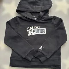 PUMA ブラック パーカー サイズ120