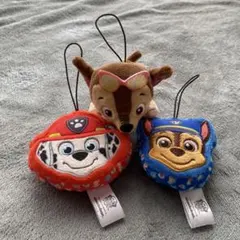 パウパトロール パウパト ストラップ ぬいぐるみ チェイス マーシャル