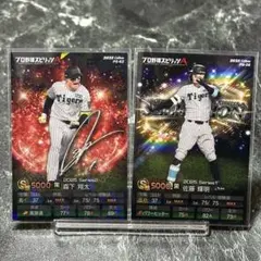 【QR未使用】 プロ野球スピリッツA 森下翔太 佐藤輝明