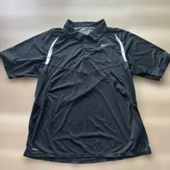 NikeFIT ブラック テニスシャツ