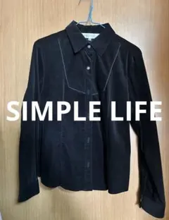 シンプルライフ レナウン コーデュロイシャツ
