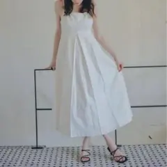 notre emor pleats denim jumper skirt - メルカリ