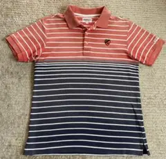 Jack Bunny PEARLY GATES 紺×橙系×白ボーダーロゴ刺繍5