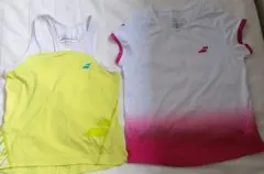 Babolat 　バボラ　キッズ　テニスウェア　8歳　10歳　12歳　2枚セット