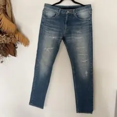 UNITED TOKYO ユナイテッドトーキョーダメージデニムパンツSize 1のサムネイル