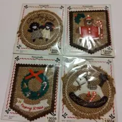 Nomestudio 刺繍ワッペンセット 4点