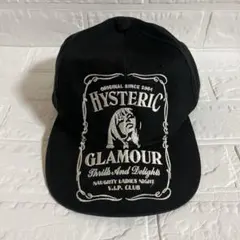 【極美品】HYSTERIC GLAMOUR キャップ 帽子 ブラックのサムネイル