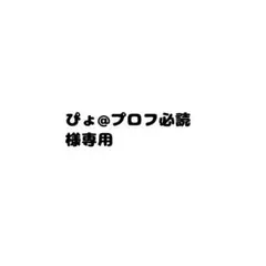 2026年最新】プロフ必読様専用の人気アイテム - メルカリ