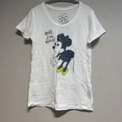 moussy マウジー　ミニー・マウス 半袖Tシャツ　ディズニー
