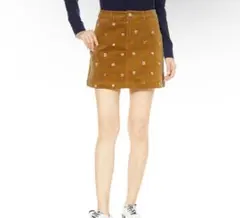 【ベージュ1】 ジャックバニー スカート コーデュロイ ゴルフ インナーパンツ