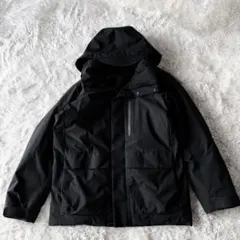 UNIQLO ユニクロ M ハイブリッドダウンパーカ ブラック 一部汚れあり