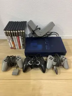 PlayStation2 本体 コントローラー 3個 ゲームソフト9本付き
