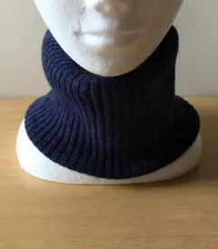 カシミヤ100%ロングネックウォーマー