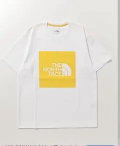THE NORTH FACE Tシャツ ホワイト イエロー