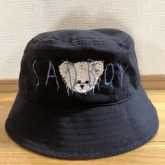 ★激安　AZS TOKYO SADBOY ハット クマ ブラック　刺繍 帽子★