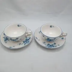 ノリタケ ティーカップ・ソーサーセット　2客CRAFTONE ヴィンテージ