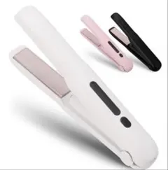 コードレス ヘアアイロン2way 本体のみ ホワイト