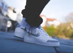 NIKE AIR FORCE 1 LOW WHITE/GRAY 25.5cm