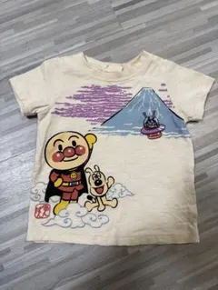 アンパンマン BANDAI 半袖Tシャツ 元気百倍 富士山 80cmのサムネイル