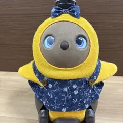 LOVOT ラボット　服　フラワー柄オーバーオール　ネイビーのサムネイル