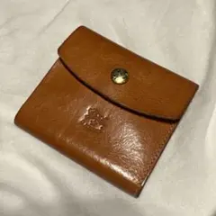 【美品】イルビゾンテ財布グリーン二つ折り